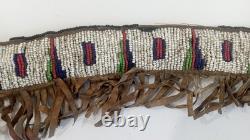 Rare Crow Beaded Hair Extension Ornament 1870-1890 Forrest Fenn Collection