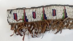 Rare Crow Beaded Hair Extension Ornament 1870-1890 Forrest Fenn Collection