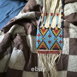 Reproduction Native American Beaded Pipe Bag