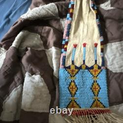 Reproduction Native American Beaded Pipe Bag