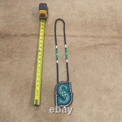 Seattle Mariners Native American beaded medallion/lanyard