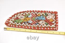 Set Native American Indian Iroquois Indian Beaded Knife Sheath Scabbards