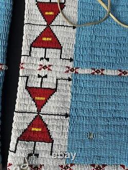 Sioux Lakota Native American Beaded Moccasin & Leggings