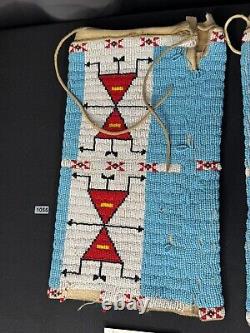 Sioux Lakota Native American Beaded Moccasin & Leggings