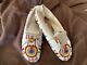 Sioux, Plains, Native American Indian, Vintage Beaded Moccasins