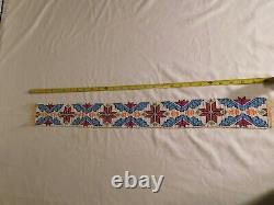 Spectacular Example Oriental Native American Style Beaded Belt