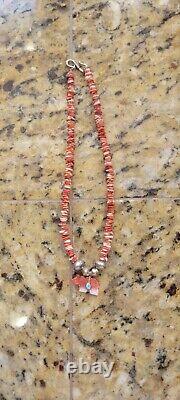 Spiny Oyster Shell Native American Vintage Necklace