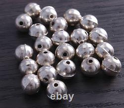 Sterling Silver Bench Made Beads 8mm (pack of 100 beads) DB4B