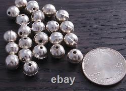 Sterling Silver Bench Made Beads 8mm (pack of 100 beads) DB4B