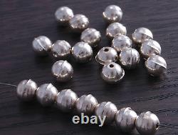 Sterling Silver Bench Made Beads 8mm (pack of 100 beads) DB4B