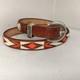 Tom H. Begay Hand Beaded Belt Navajo Native American Art Leather Hand Tooled