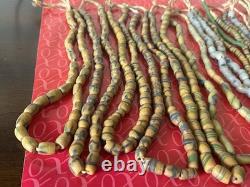 Trade Beads Native American Navajo Historic, 18 Strands