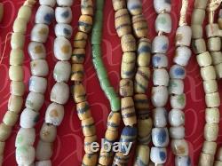 Trade Beads Native American Navajo Historic, 18 Strands