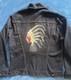 True Vintage 70's Native American Beaded Chief Denim Jacket Sz 40 Fits Medium