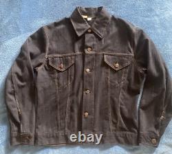 True Vintage 70's Native American Beaded Chief Denim Jacket Sz 40 Fits Medium