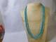 Turquoise And Silver Heishi Bead Native American Southwestern Necklace Jewelry