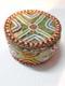UNIQUE + UNUSUAL ANTIQUE / VINTAGE c1920-30s PLAINS INDIAN GEOMETRIC BEADED BOX