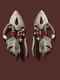Unique Tabra Sterling Silver Native American Beaded Dangle Earrings