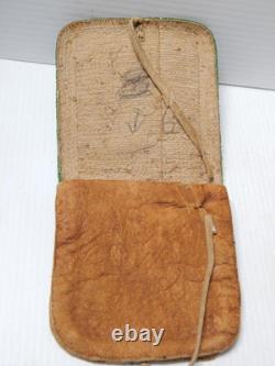 VINTAGE ANTIQUE c1920-30s KOOTENAI PLATEAU INDIAN BEADED BELT POUCH NICE