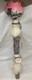 VINTAGE NATIVE AMERICAN GOURD RATTLE CEREMONY PAINTED Beaded Rare