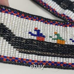 VTG Native American Beaded Band Pacific Coast Whaling Whale Boat 29 RARE MINT