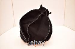 VTG Native American Iroquois indian Beaded Tulip Folding Bag Box Bead Pouch