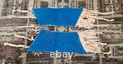 VTG Native American Powwow Regalia Lot Traditional Dance Beaded Medicine Wheel