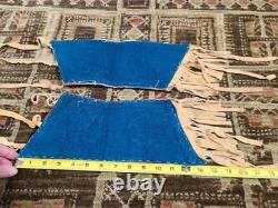 VTG Native American Powwow Regalia Lot Traditional Dance Beaded Medicine Wheel