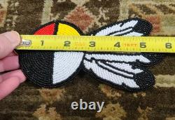 VTG Native American Powwow Regalia Lot Traditional Dance Beaded Medicine Wheel