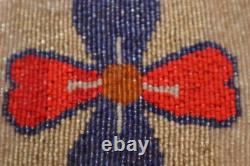 VTG Plateau Beaded Flat Bag Pictorial Clover Pouch Native American Nez Perce