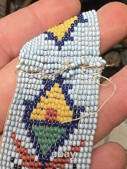 Vintage 1930's Native American Indian Beaded Beadwork Necklaces Earrings Amulets