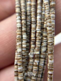 Vintage 1970s Native American 13 Strand Beautiful Heishi Hand Beaded Necklace