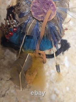 Vintage / Antique Native American Beaded Doll 7 inches