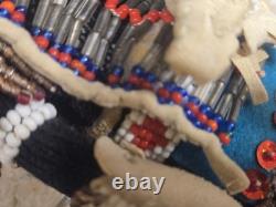 Vintage / Antique Native American Beaded Doll 7 inches