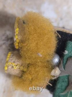 Vintage / Antique Native American Beaded Doll 7 inches