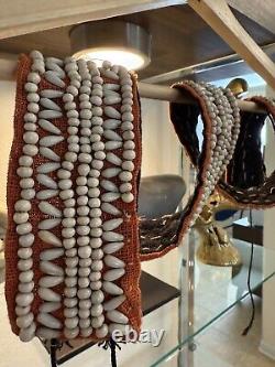 Vintage Antique Native American Indian Late 1800s Early 1900s Hand Beaded Belt