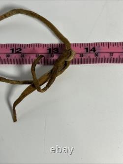 Vintage Antique Native American Indians NECKLACE Seed Beads Cord