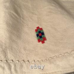 Vintage Antique Native American Leather Indian Beaded Vest