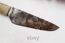 Vintage Beaded Native American Sioux Plains Indian Sheath Hide W Knife Dagger