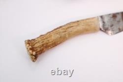 Vintage Beaded Native American Sioux Plains Indian Sheath Hide W Knife Dagger