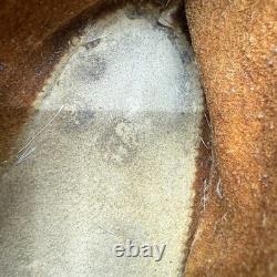 Vintage Crow Moccasins AUTHENTICATED Beaded Native American Handmade Mens