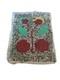 Vintage Handcrafted Native American Beaded Art Piece Measuring 10 x 7.5
