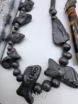 Vintage Less Than 925 Or Non-Sterling Silver Native American Necklace Lot