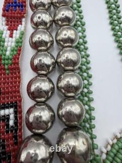 Vintage Less Than 925 Or Non-Sterling Silver Native American Necklace Lot