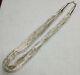 Vintage Liquid Silver 100 Strand Sterling Silver Gold Bead 22.5 Necklace 100gms