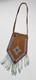 Vintage NATIVE AMERICAN BEADED LEATHER TOBACCO BAG MEDICINE POUCH
