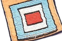 Vintage NATIVE AMERICAN SIOUX Indian BEADED BAG Pouch