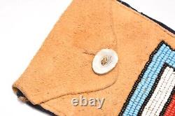 Vintage NATIVE AMERICAN SIOUX Indian BEADED BAG Pouch