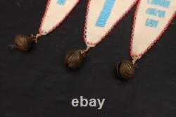 Vintage NATIVE AMERICAN SIOUX PIPE BEADED BAG 17 Long