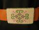 Vintage Native American Apache Beaded Belt Buckle, Great Condition